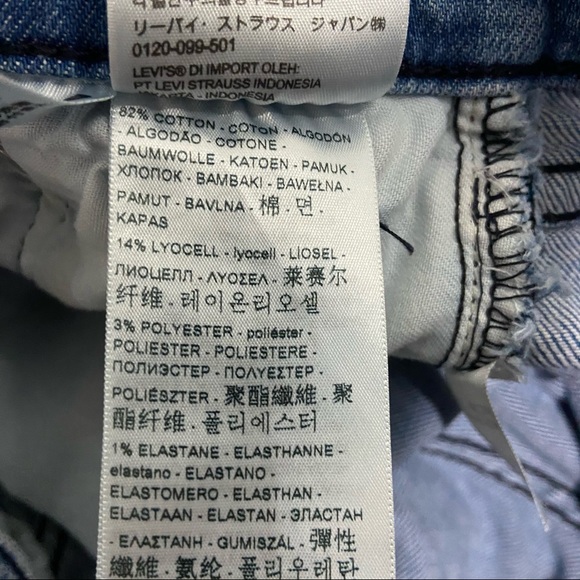 Levi's 514 Men's Distressed Light Wash Blue Jeans Q - Picture 6 of 6